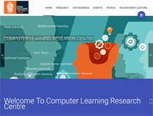 Tablet Screenshot of clrc.rhul.ac.uk